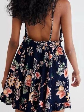 Free People Cord Looking Glass Mini Dress